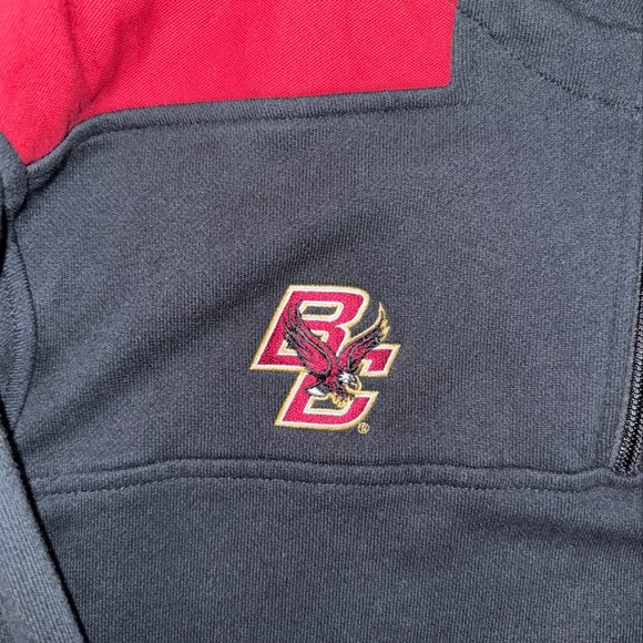 Boston College Football Vineyard Vines Men's Quarter Zip Pullover - Picture 2 of 6